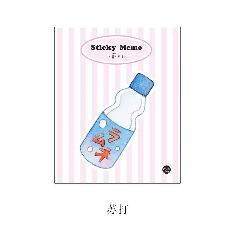 30 листов/Упаковка милый молочный кофе Kawaii Sticky Note memo pad Note наклейка для офисного планировщика бумажные канцелярские принадлежности Школьные принадлежности - Цвет: E