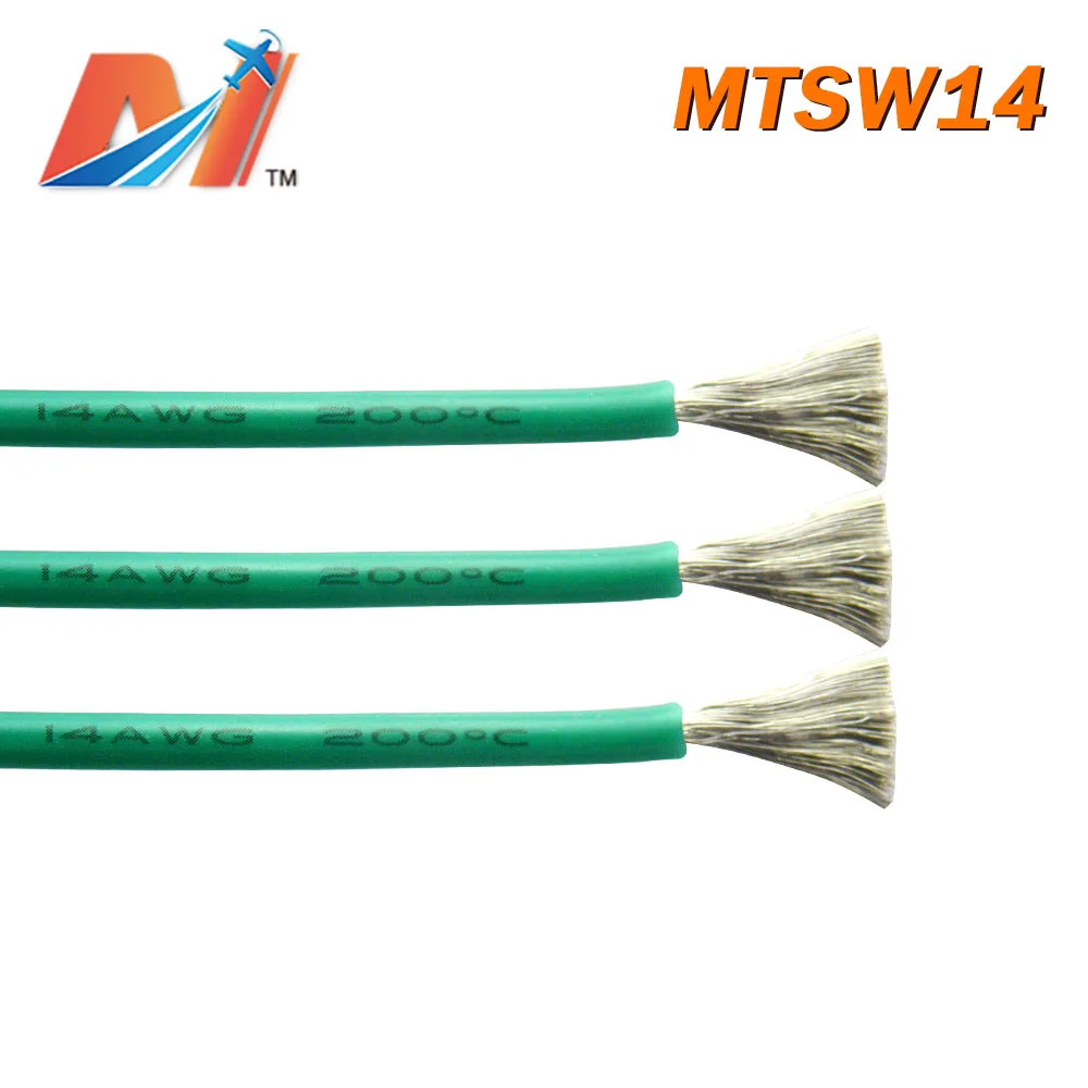 Maytech распродажа (1 метр) кремниевый провод AWG14 зеленого цвета | Электроника