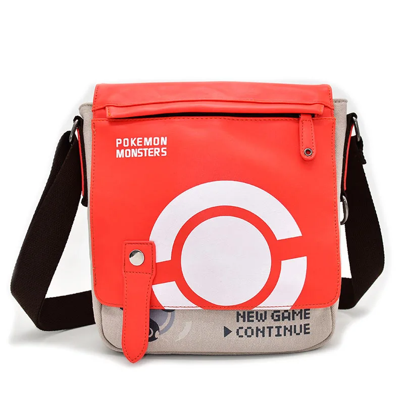 Брезентовая школьная сумка мессенджер на плечо с изображением истребителя