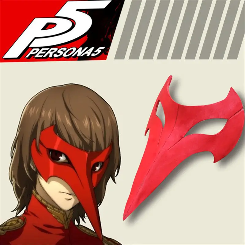 Маска для косплея Takerlama Persona 5 Goro Akechi из эва реквизит вечеринки на хэллоуин маска