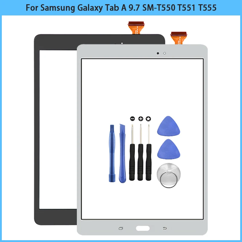 

For Samsung Galaxy Tab A 9.7 SM-T550 T550 T551 T555 Touch Screen Panel Digitizer Sensor Front Glass TouchScreen Cover Replace