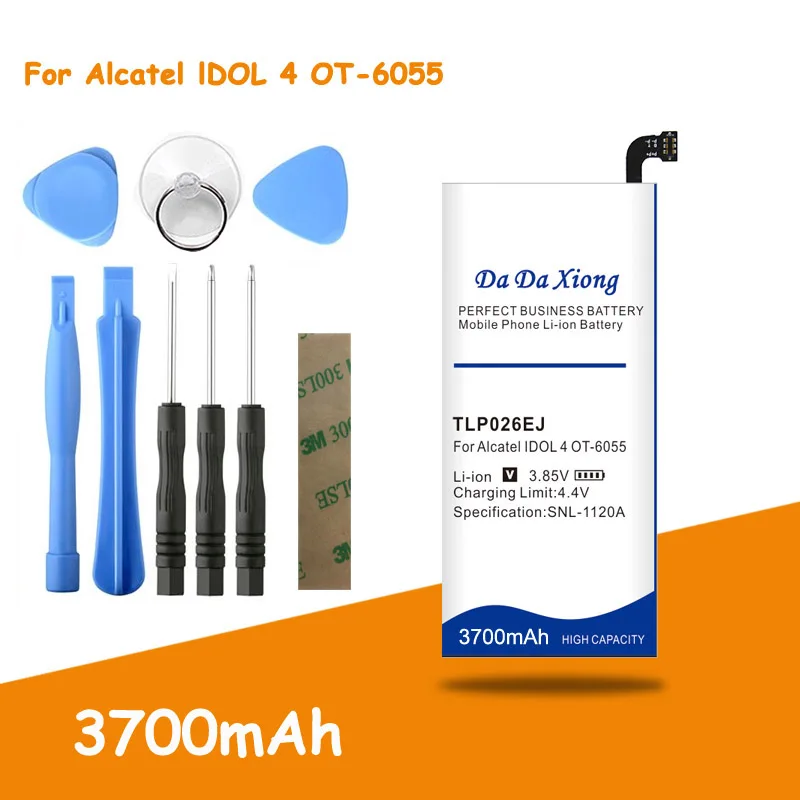 Бесплатная доставка аккумулятор TLp026EJ 3700 мАч для Alcatel idol 4 OT6055 6055H 6055Y 6055U 6055 6055K 6055B