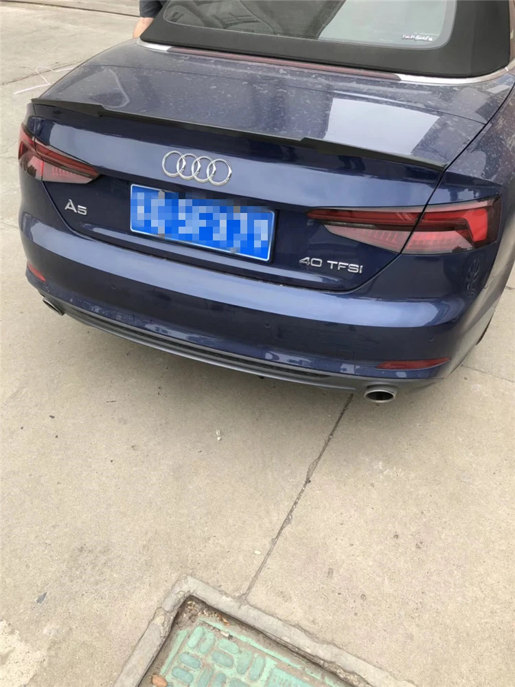 Спойлер для Audi A5 Двухместный спойлер из АБС материала заднего крыла автомобиля