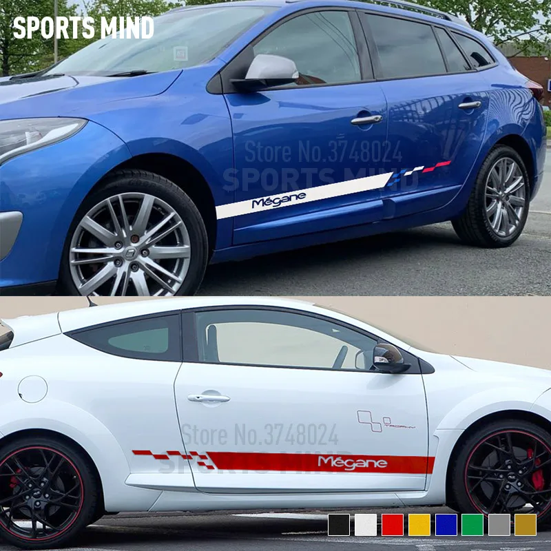 1 пара для Renault Megane 3 III 4Р GT линия трофей внешние аксессуары двери автомобиля Elantra