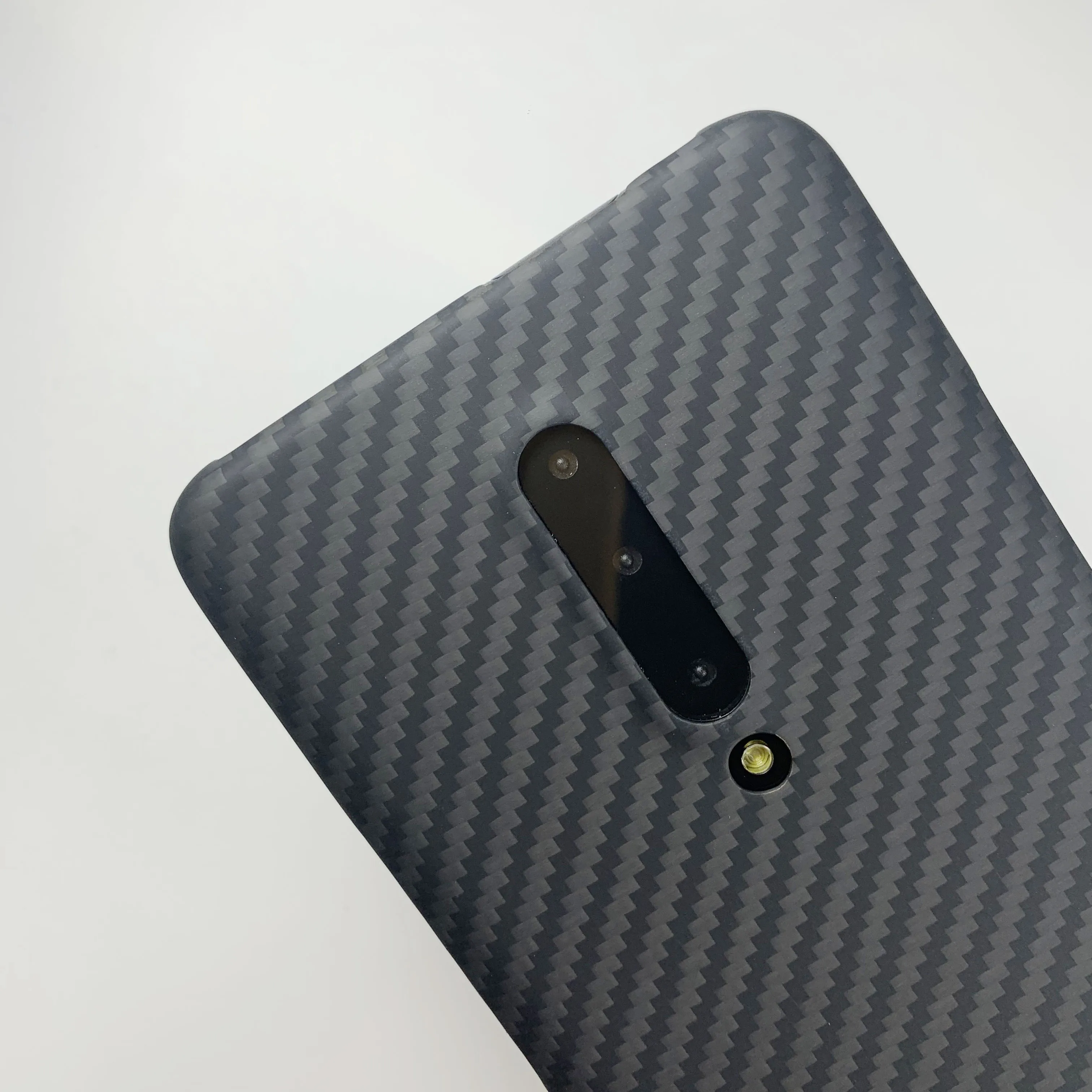 Ультратонкий Kevlar мобильный телефон чехол oneplus 7 pro настоящий углерод матовый