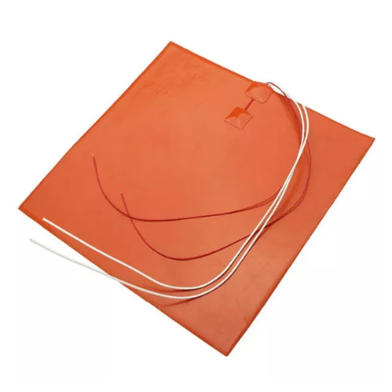 500x500 мм 110 в 1500 Вт силиконовая грелка с клейкой основой NTC сенсор для 3D принтера |