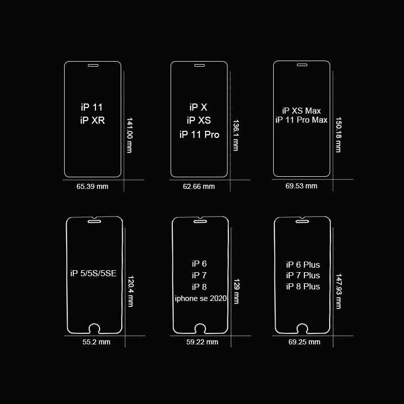 

3Pcs Full Cover Coated Glass On The For Iphone 7 8 6 6S Plus X Screen Protector On Iphone X Xr Xs Max Se 5 5S 11 12 Pro Glass