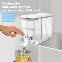 4500ml refrigerator cold kettle with faucet household lemonade bottle drinkware cold water bottle container for home kitchen