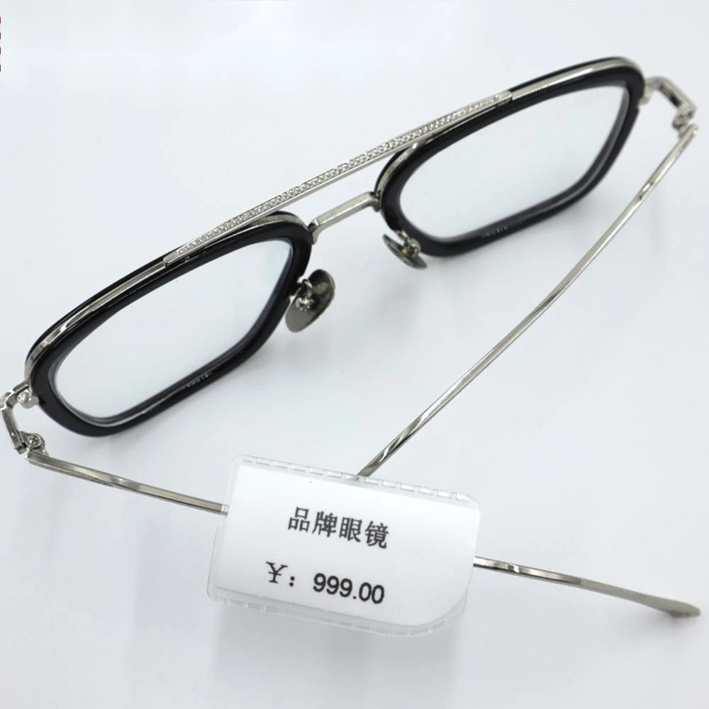 Optical Tag Clear Vinyl Sleeve Slip-on Eyeglasses Price Tags Jewelry Label Pvc Pouch Envelope Sheet Frame Card Protector Holder | Дом и сад