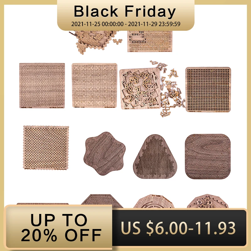 Декомпрессионный невозможный пазл интеллектуальная головоломка для подростков