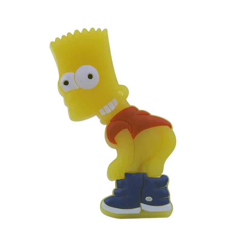 Силиконовая модель Bart Simpson Familly 128MB 32GB 64GB карта памяти USB флешка U диск ручка привод