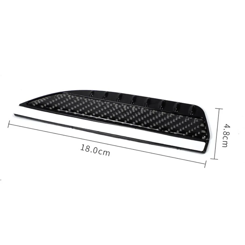 

Shade Eyebrow Mirror Soft Sun Visor 2pcs Universal Accessory Water Car Carbon Fiber