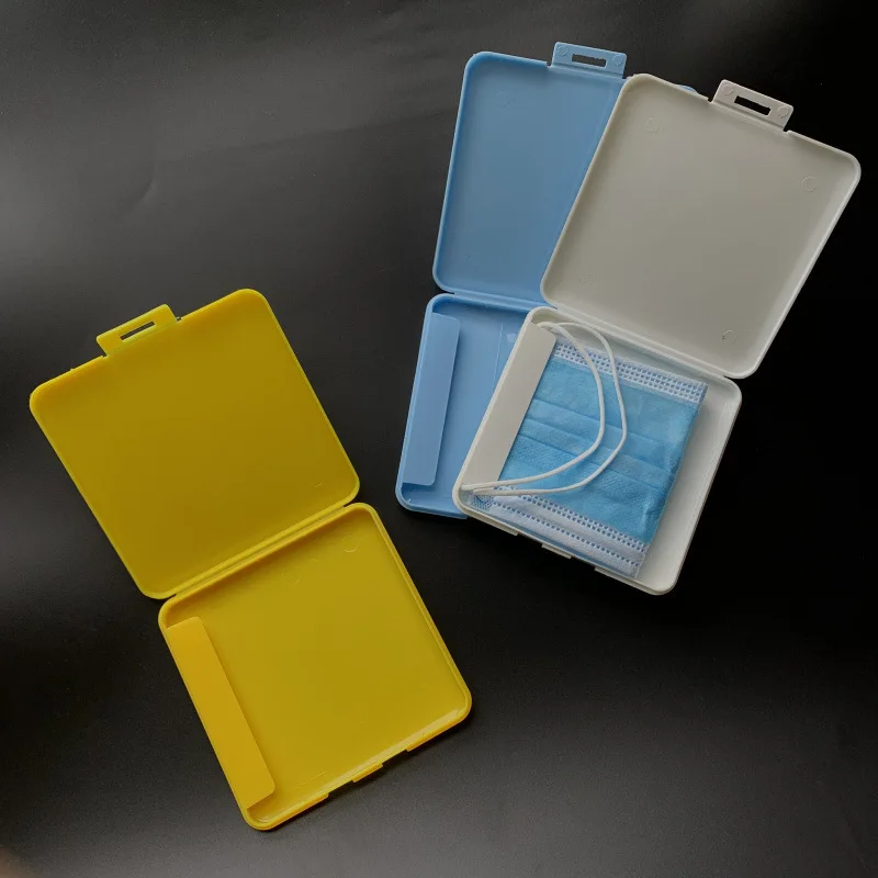 1pcs Mask Holder Box Disposable Storage To Store Masks Portable Square Save Bag Home Dustproof | Дом и сад