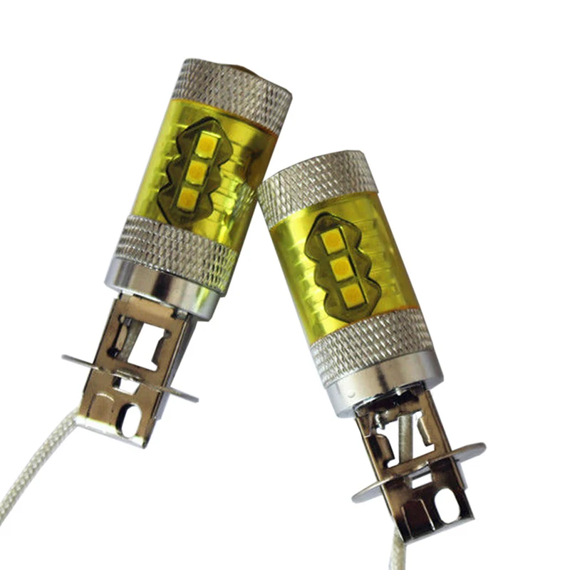 2 предмета в комплекте 12 24V H3 80W 16 SMD СВЕТОДИОДНЫЙ противотуманные фары Дневные