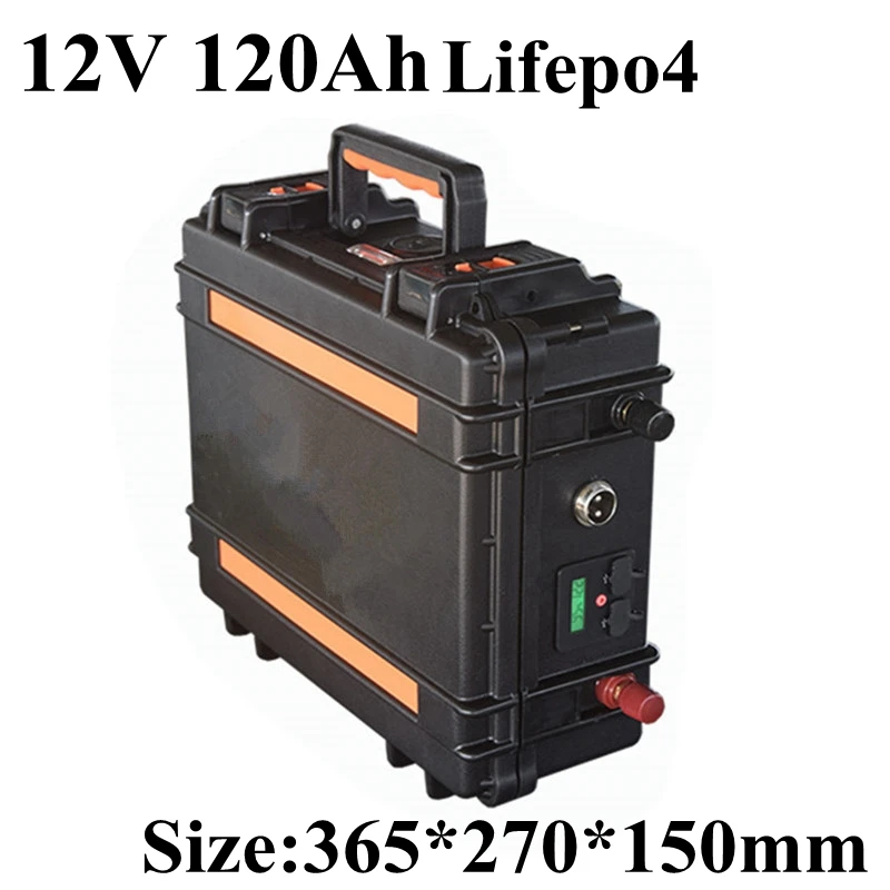 Аккумулятор Lifepo4 с высоким током разряда 12 В 120 Ач для моторной лодки яхты на