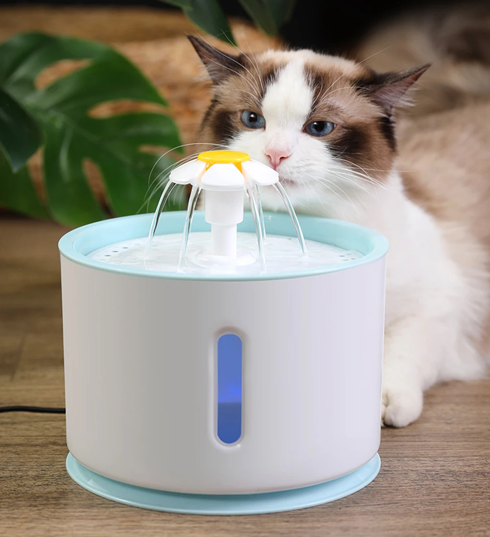 1.6L Electric Water Fountain Automatic Cat Dog Pet Drinker Bowl Drinking Dispenser | Дом и сад