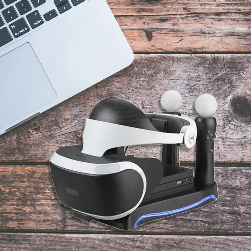 2021 новый 4 в 1 PS VR 2-го поколения вертикальный стенд PS4 очки коннектор для хранения