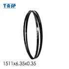 Полотно ленточной пилы TASP 1511 мм 59-12 дюйма x 14 дюйма x 0,35 мм 6 tpi для ленточной пилы по дереву Ryobi BS900 Black  Decker DN300 DN330 Dewalt Delta
