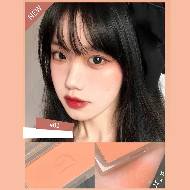 Новая палитра румян для макияжа красные румяна и стойкие натуральные Румяна с