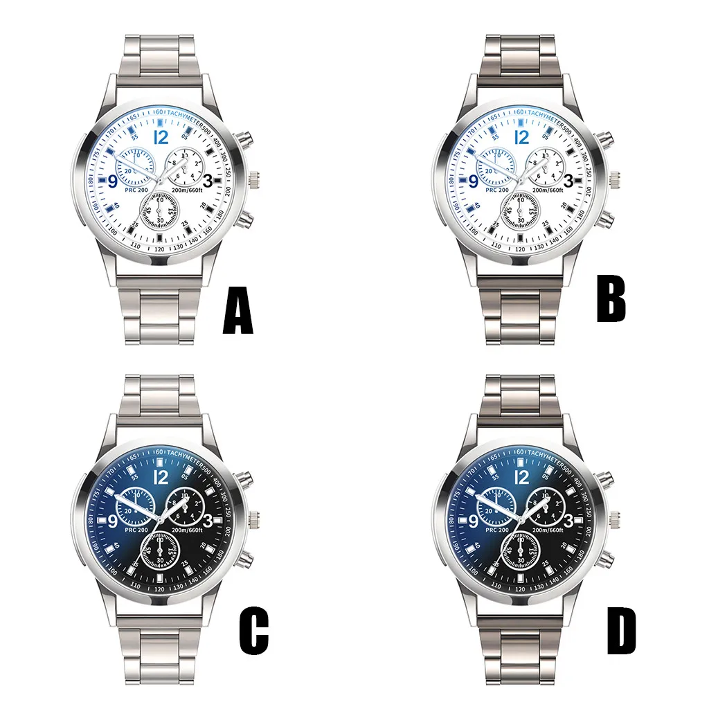 

Luxury Watches Quartz Watch Stainless Steel Dial Casual Bracele Watc Luxury Men's Wrist Watch Digital Sports Quartz Watch #2