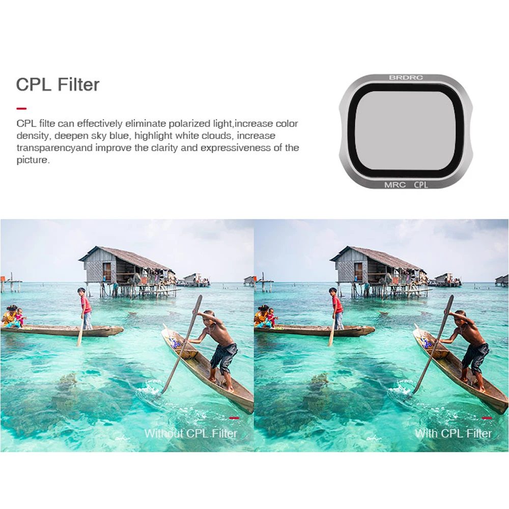 Фильтр объектива для DJI MAVIC 2 PRO Camera Filter UV CPL ND Set ND16 ND32 ND4 ND8 ND-PL Drone Accessories | Электроника