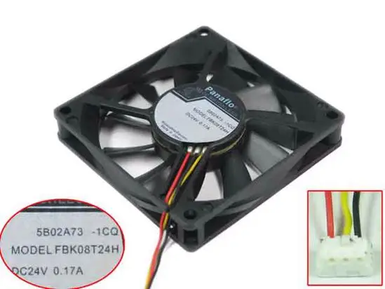 

Вентилятор охлаждения сервера Panasonic FBK08T24H DC 24 В 0,17 а 80x80x15 мм