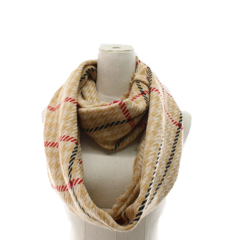 Модный дизайнерский зимний женский шарф шарфы в клетку теплые шали унисекс из