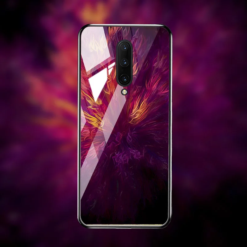 M014 Чехол из закаленного стекла для Oneplus 7T 7 Pro чехол s On для One plus 7T 7 Pro Чехол Coque Funda Bumper Coque для OnePlus 7 Pro - Цвет: M014