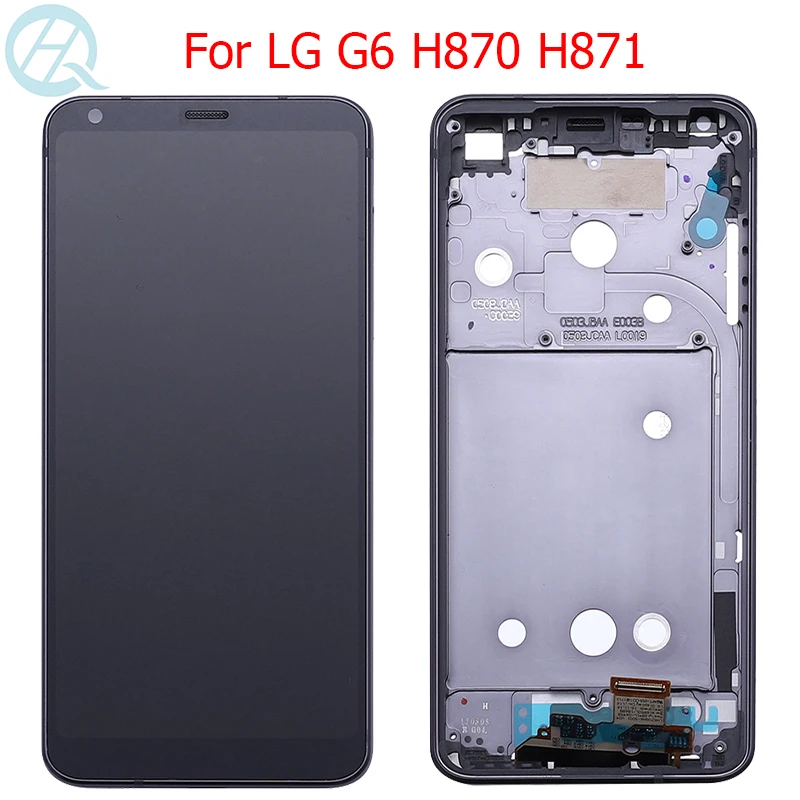 Original G6 LCD For LG G6 Display With Frame Touch Screen 5.7"LG G6 H870 H870DS H872 LS993 VS998 US997 LCD Screen Assembly