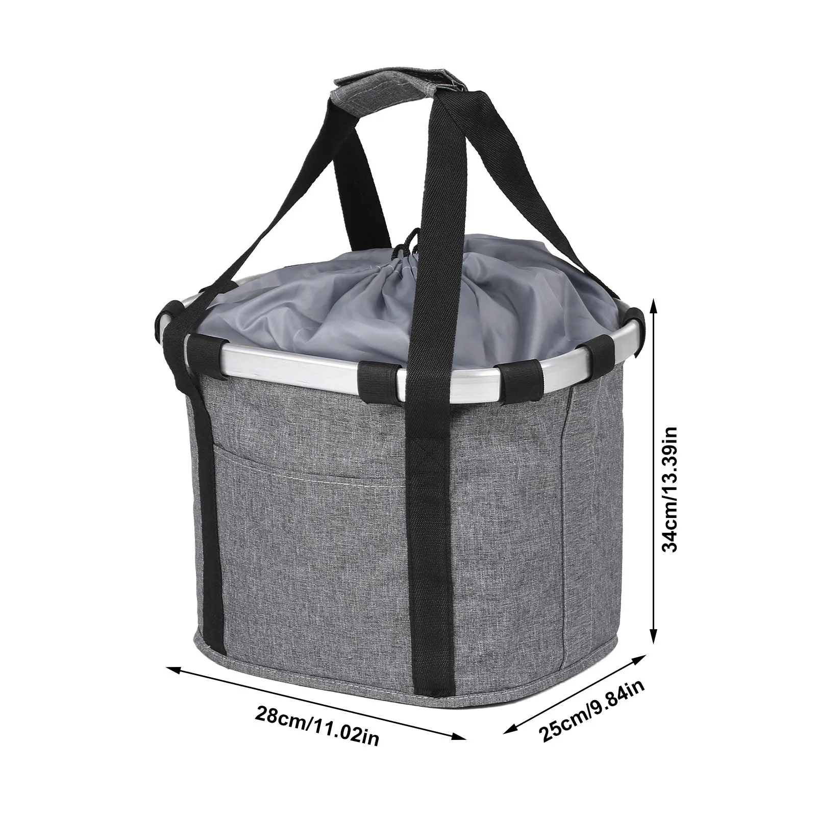 

Pet Aluminum Alloy Bicycle Basket Pouch Bike Bags Bicycle Front Bag Pets Carrier Cycling Top Tube Frame Front Carrier Bag
