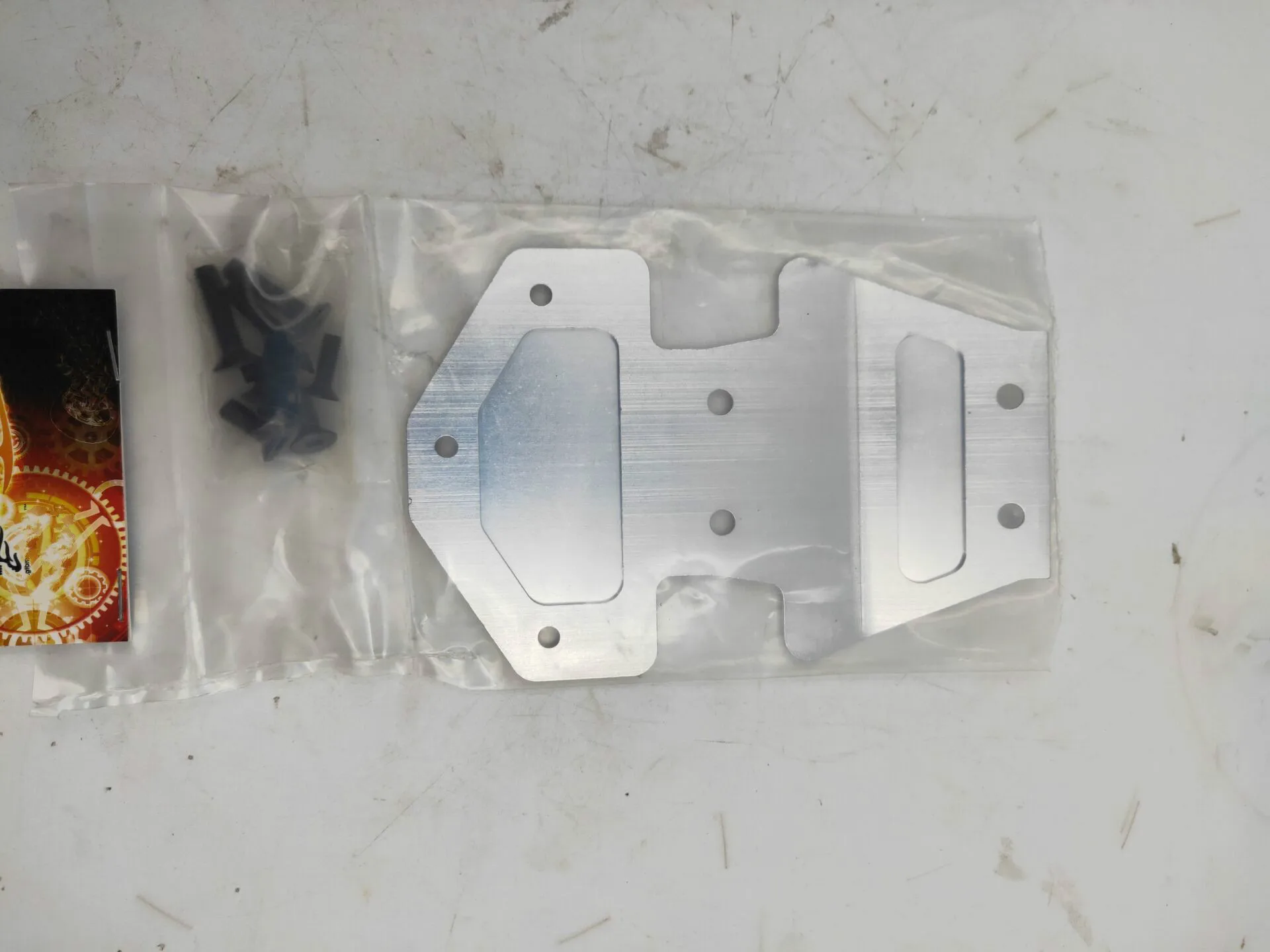 Металлическая передняя и задняя противоскользящая пластина шасси Защитная