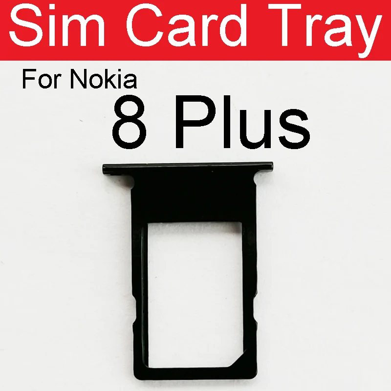 Держатель для SIM-карты Nokia 7 8 1 X7 Sirocco 9 Pureview Plus слот SD-карты | Мобильные телефоны и