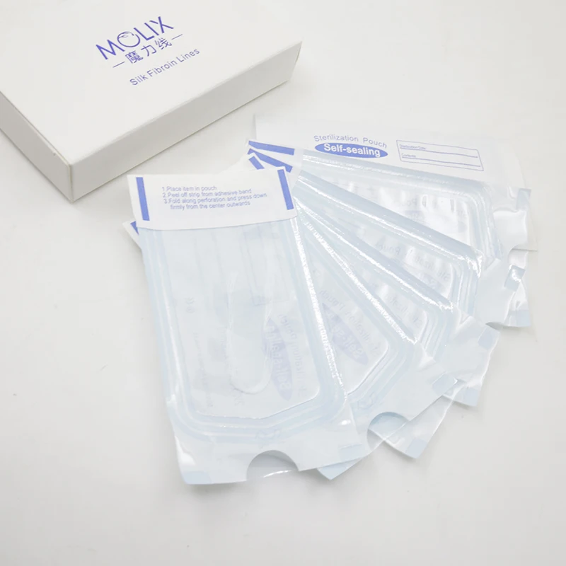 Антирадарная нить без иглы шелковая фиброза резьба эссенция коллагена лифтинг