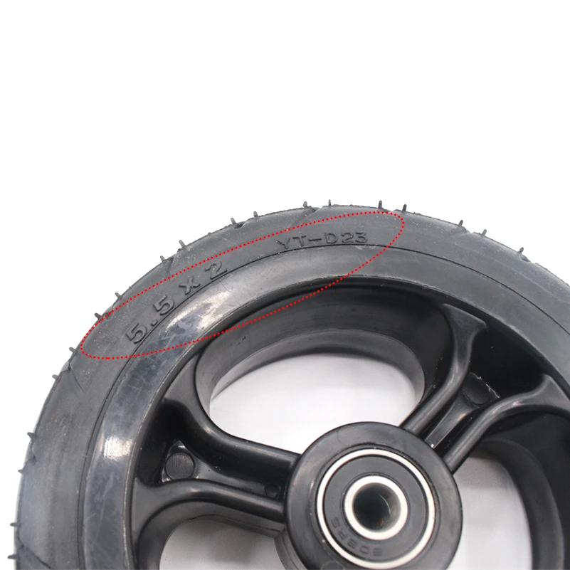 5-дюймовая шина для электрического скутера 5X2 дюйма резина и пластик высокая