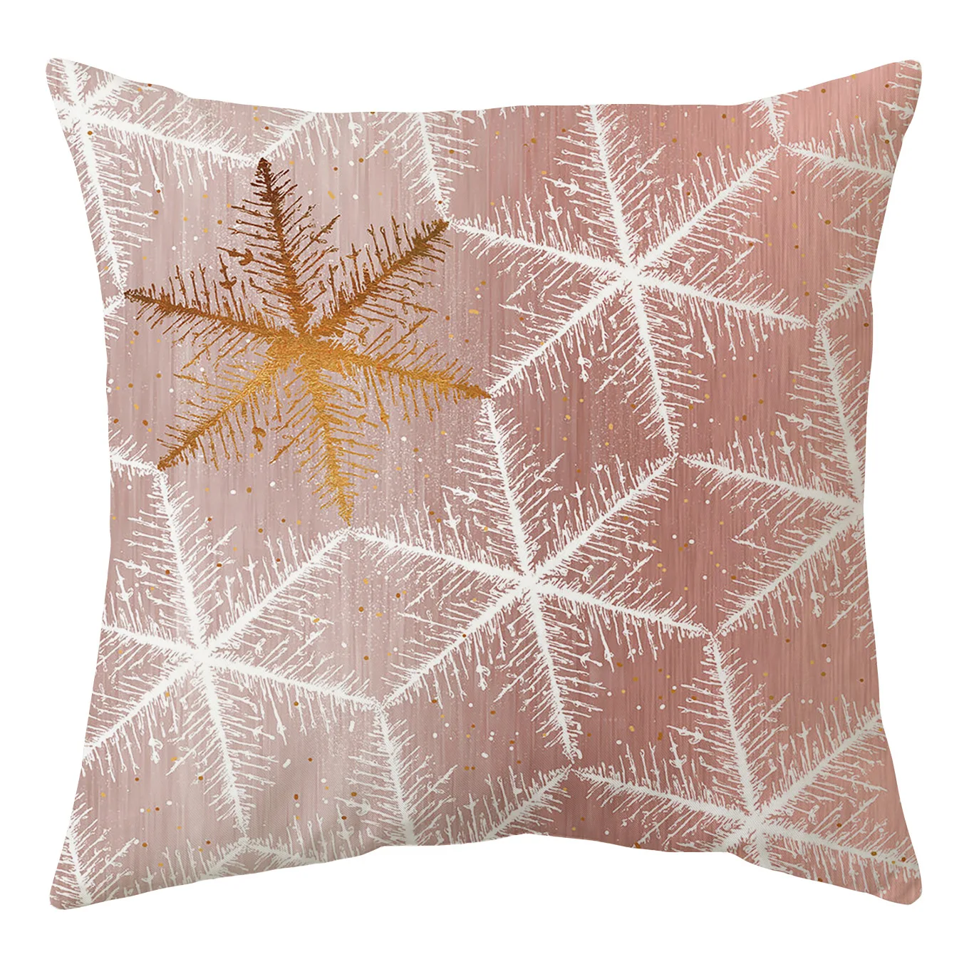 

1pc 45*45cm Rose Gold Pink Pillowcases Square Cushions Cover Home Retro Home Decoration Decorative Beautiful Pillow Cases