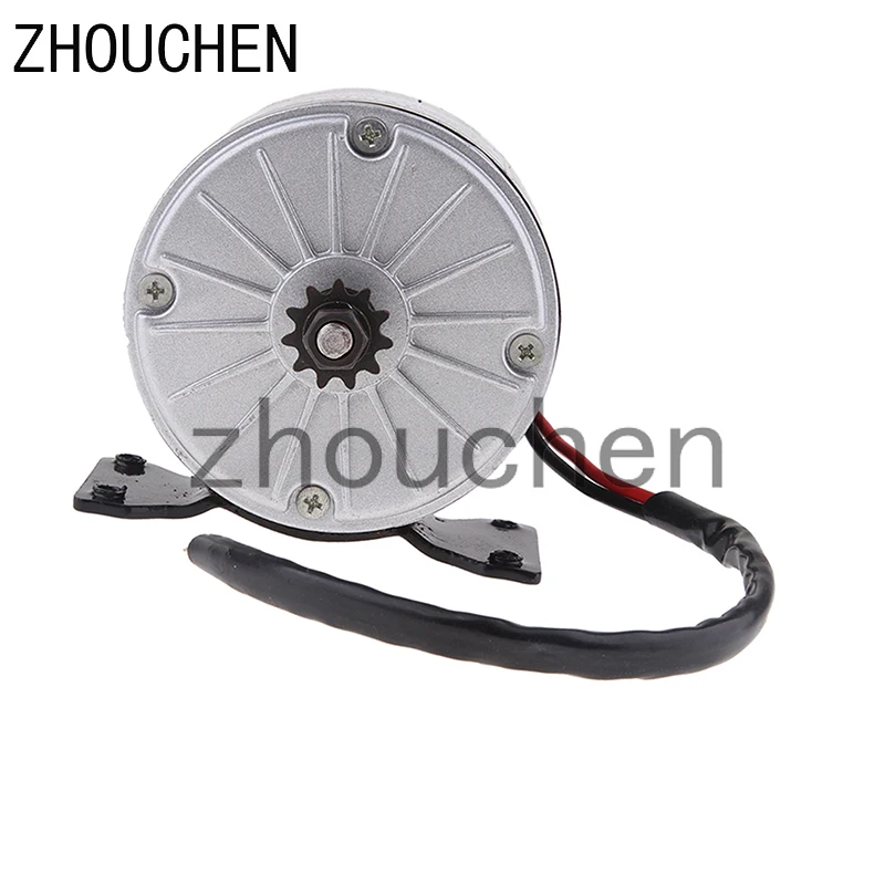 Высокоскоростной магнитный щетчатый электродвигатель из черного металла 24 В 2750