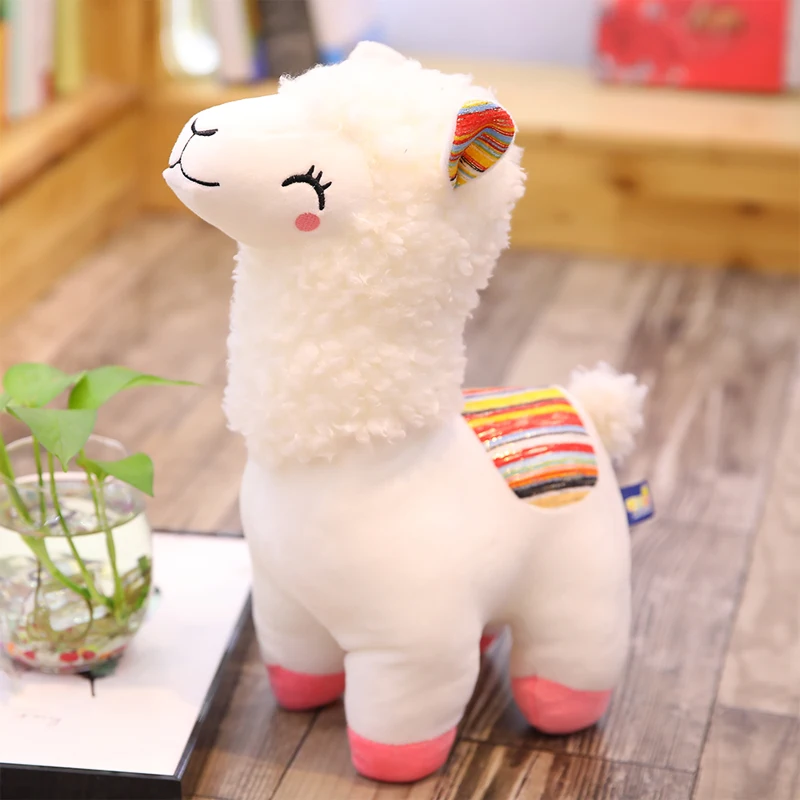 Милые плюшевые игрушки 25cmAlpaca Llama куклы с животными мягкие из альпаки для детей