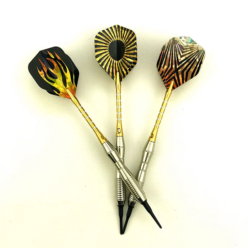 Набор из 3 предметов/набор профессиональных мягких дротиков желтый Дартс