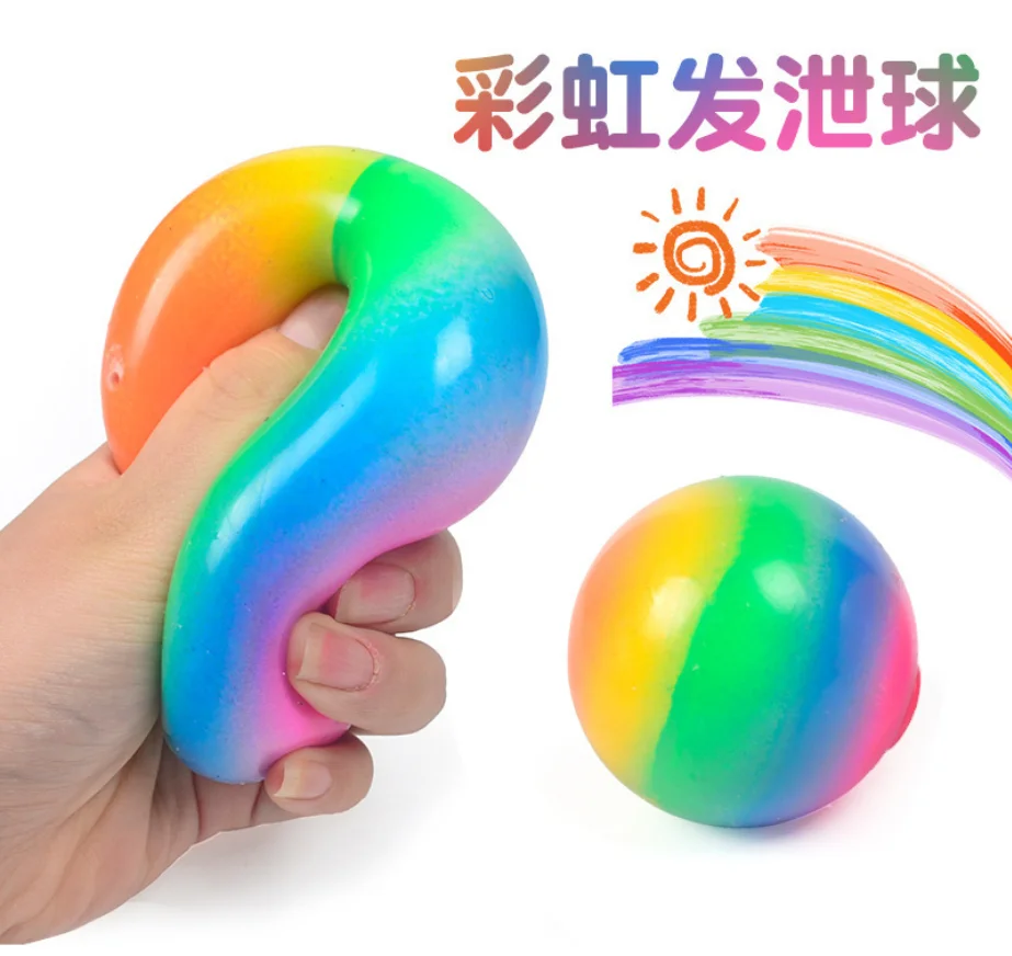 Липкие шарики для снятия стресса потолочные сквош игрушка напряжения липкие