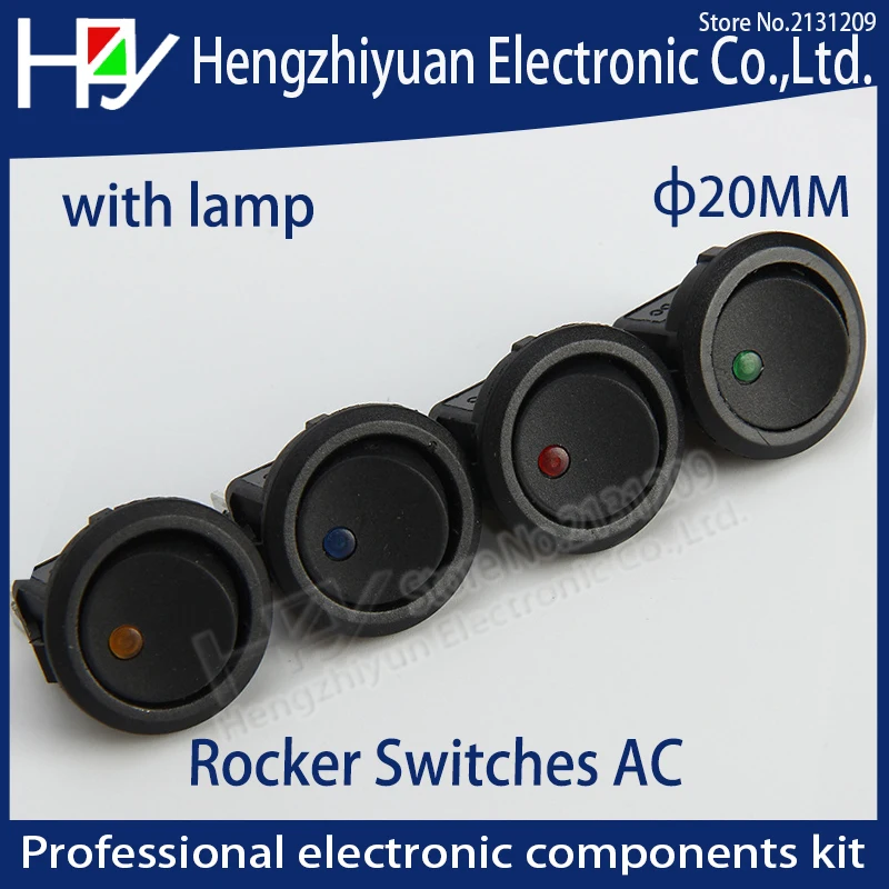 Светодиодная подсветка для автомобиля Приборная Панель Даш Лодка Тумблер SPST 20A 12