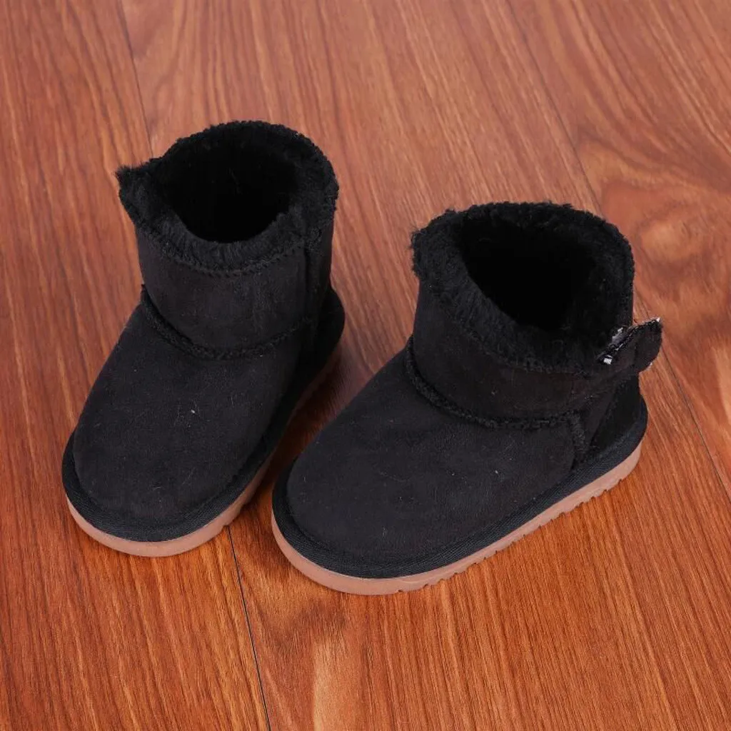 Зимняя Повседневная новая детская обувь для мальчиков и девочек высокие