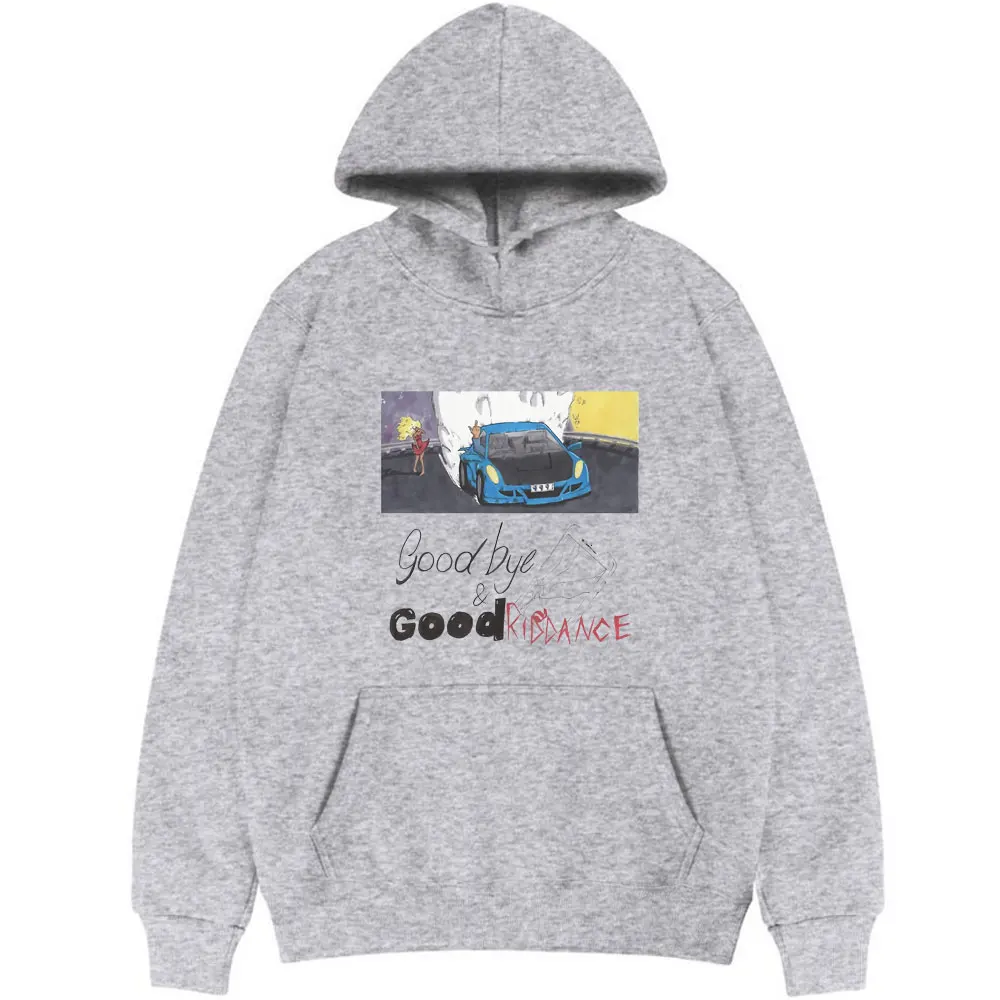 

Rice Car Print Hoodie Good Bue Letter Hoody Good Riooance Sportswear Men Women Short Sleeve Pullover Tops Mens Gift Tracksuit