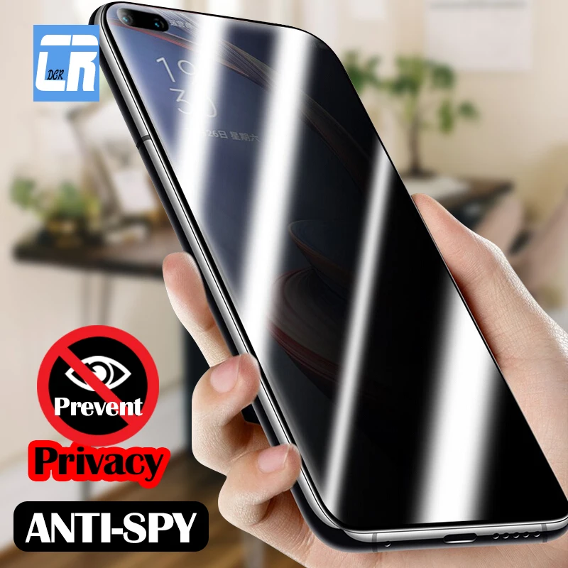 Защитная пленка для экрана OPPO Reno 5 4 Lite A73 A93 A53 A5 противошпионское закаленное