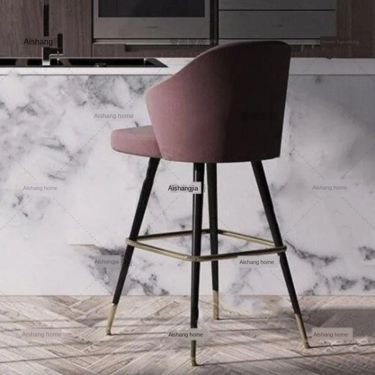 Американский барный стул из массива дерева простая женская обувь для отдыха