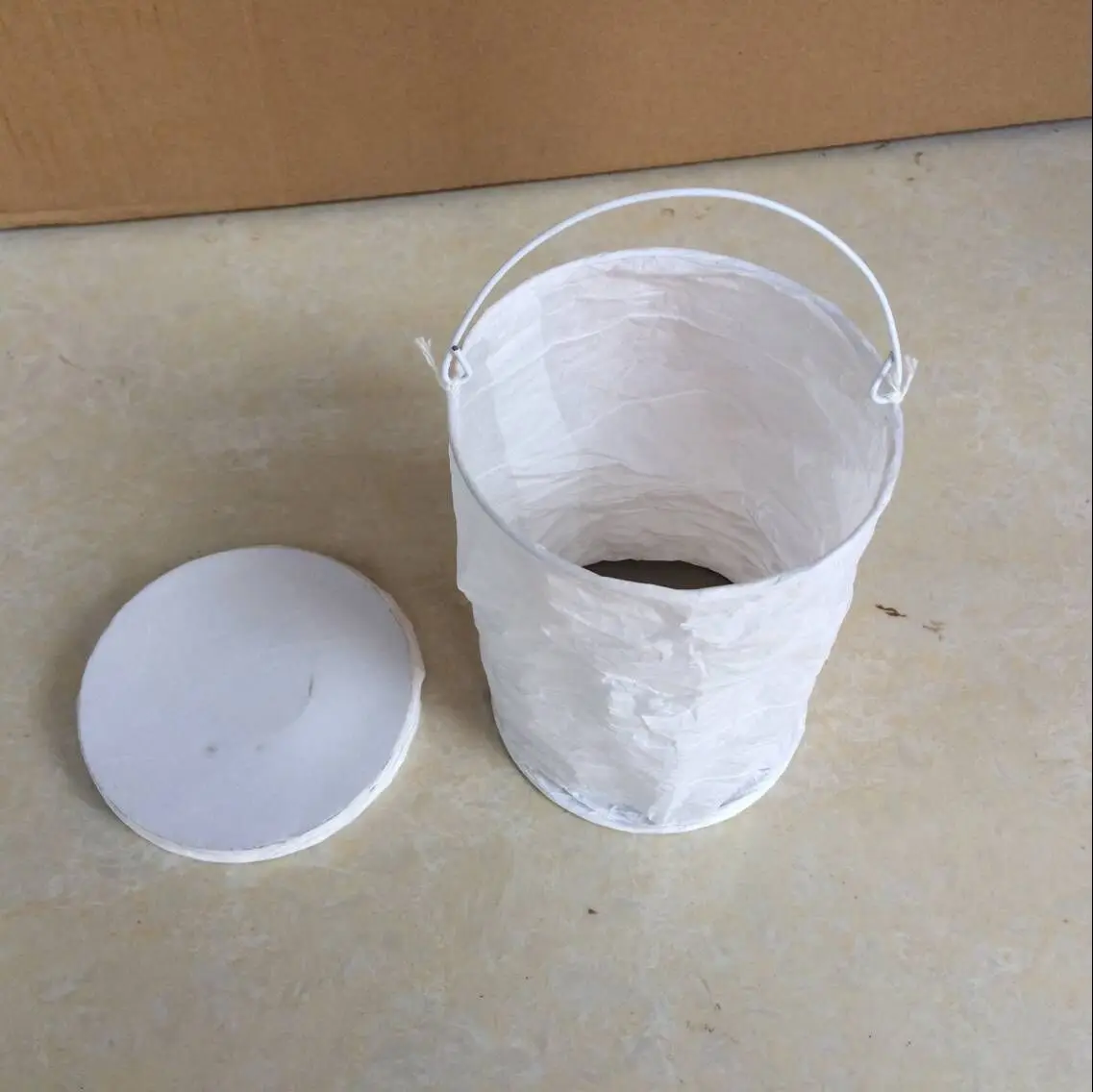 6 шт. декоративный Белый цилиндрический бумажный фонарь подвесная трубка лампа с