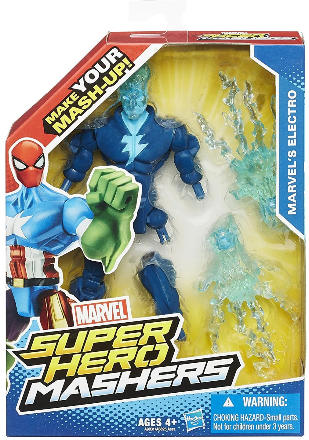 

Hasbro Super Hero Mashers Marvel Avengers Marvel's Electro A9831 Doll Gifts Toy Model Anime Figures PVC Collect Ornaments