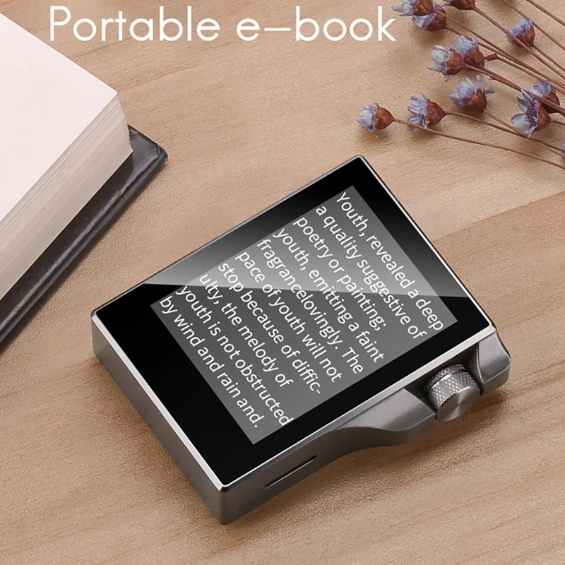 

Press Screen MP3 Player with Bluetooth 16GB Walkman FM Radio Recording HiFi Music Player Audio Video Built Speaker