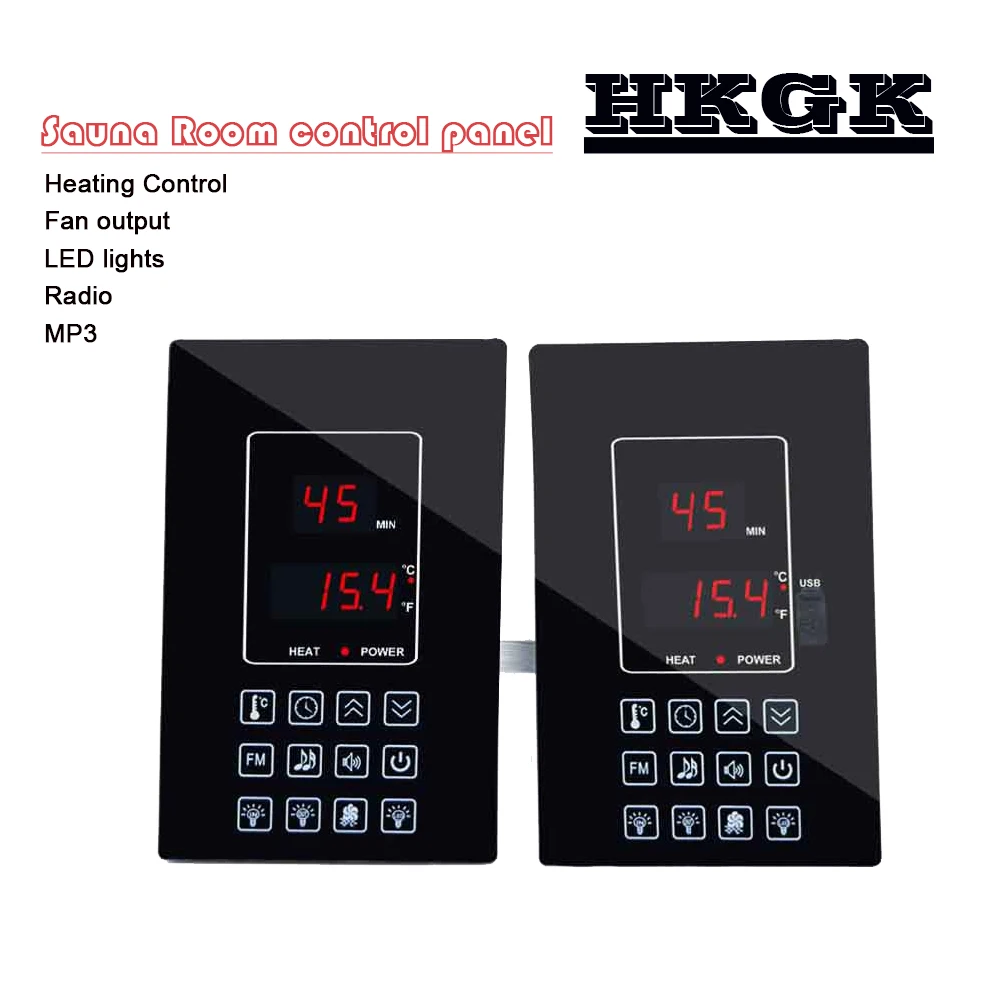 

Dry steam room Oxygen bar sauna room Temperature Controller for control temperature and light