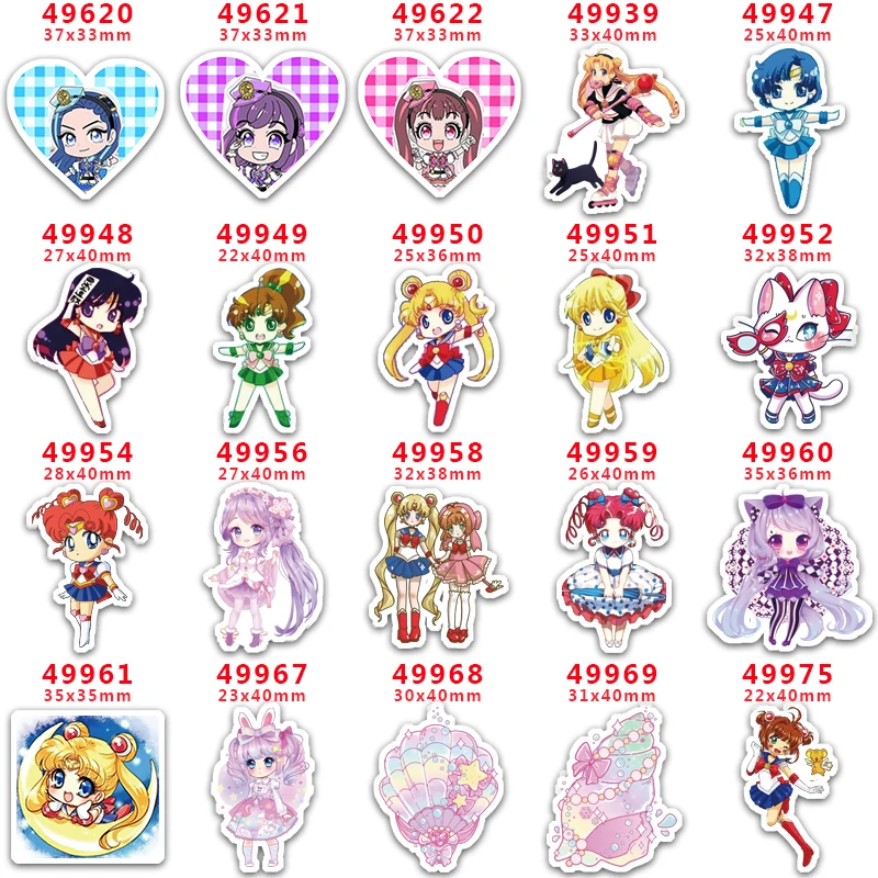 

DIY Craft Supplies Sewing Accessories Cartoon Fairy Printed Planar Resins Mold 10 Pieces. PR-49620