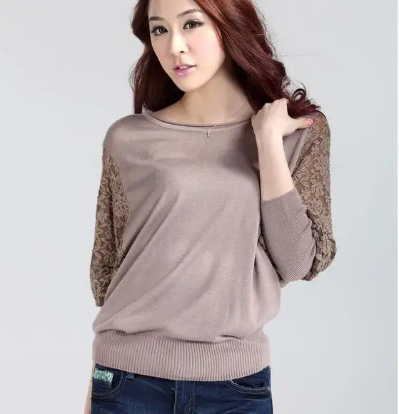 Женская свободная рубашка с длинным рукавом летучая мышь | одежда